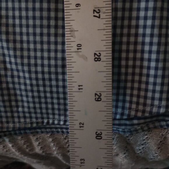 Mens Untuckit Godello Blue Check Button-Up Shirt Short Sleeve Size XXXL 3XL - Picture 6 of 16